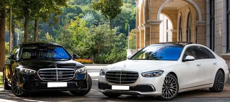 Заказать такси Mercedes S223 с водителем в Москве