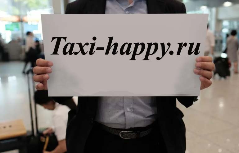 Встреча с табличкой такси минивэн в аэропорту Жуковский